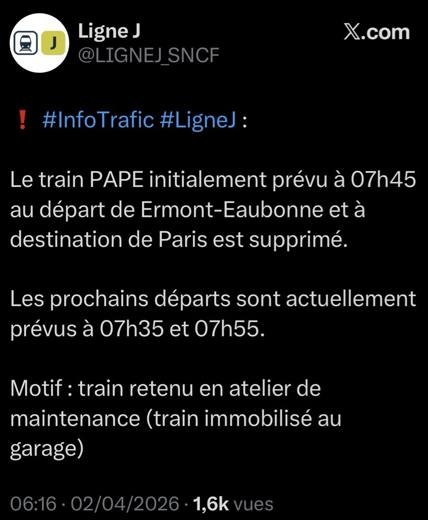 STOP GALÈRE : Transports IDF tweet media