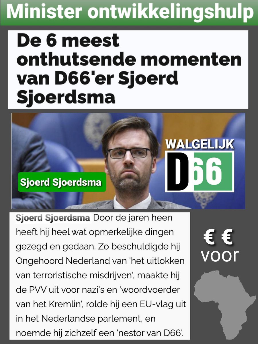 agtmael_mieke's tweet photo. @D66 #WEF666 @ministerBHOS
#SjoerdSjoerdsma
Een narcistisch onbetrouwbaar individu, ‘n vazalletje van Sigrid al-Qaq Kaag!
Motie van wantrouwen tegen Hem!?
@fvdemocratie @lidewij_devos @PvanHouwelingen @GideonvMeijeren @PeterFVD
@2eKamertweets https://t.co/a2n9FYiQjQ