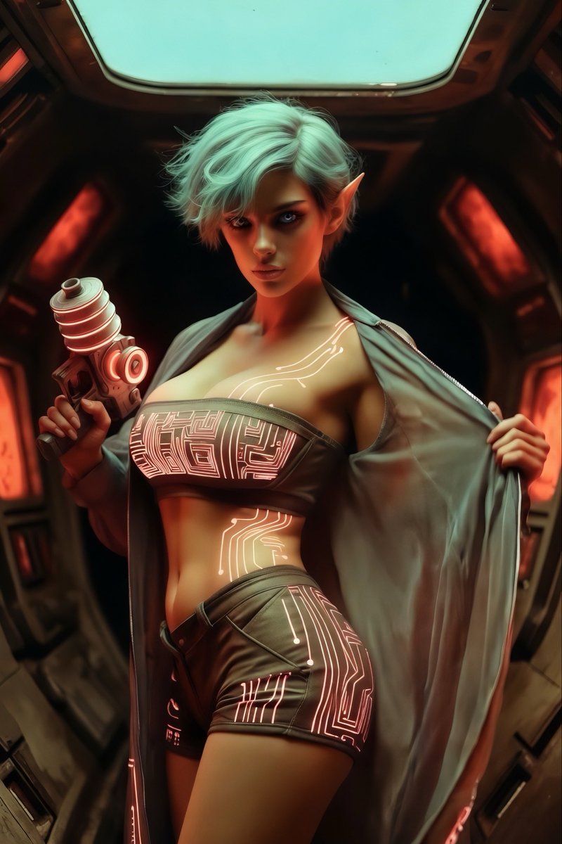 Kaitie_Stable's tweet image. 🧝‍♀️ #AIElvenFriday by @CaptainMegu
🤖 #SciFiSirenFriday by @bluebunny996

#AIIA #aiartist #AiArt #AIChallenge