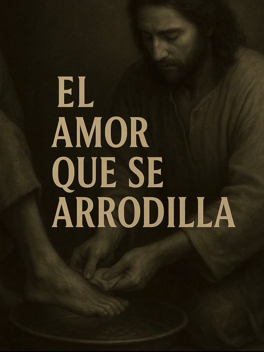 JRomira's tweet photo. Jueves Santo: dejarse tocar por el Amor . El amor que se arrodilla #SemanaSanta2026 https://t.co/7CkpQhcLJx
