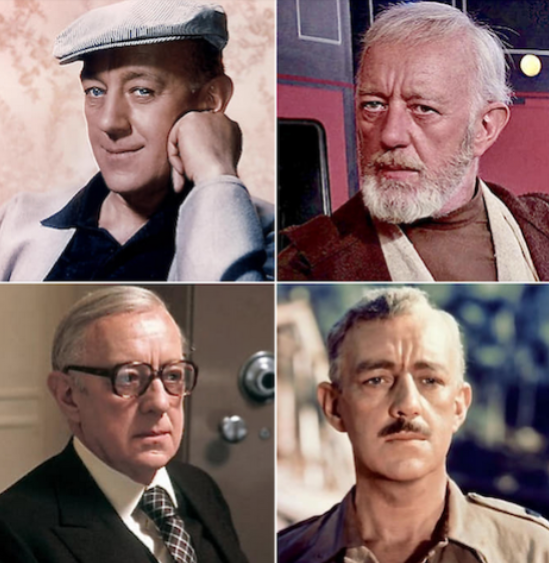 oxley264's tweet photo. ALEC GUINNESS #BOTD 1914
The Ladykillers - Murder By Death
Star Wars - The Lavender Hill Mob
King Hearts &amp; Coronets - The Card
Bridge on the River Kwai - Cromwell
Lawrence of Arabia - Doctor Zhivago
Tunes of Glory - Man in the White Suit
Oliver Twist - Tinker Tailer Soldier Spy https://t.co/3T0haZLiSJ