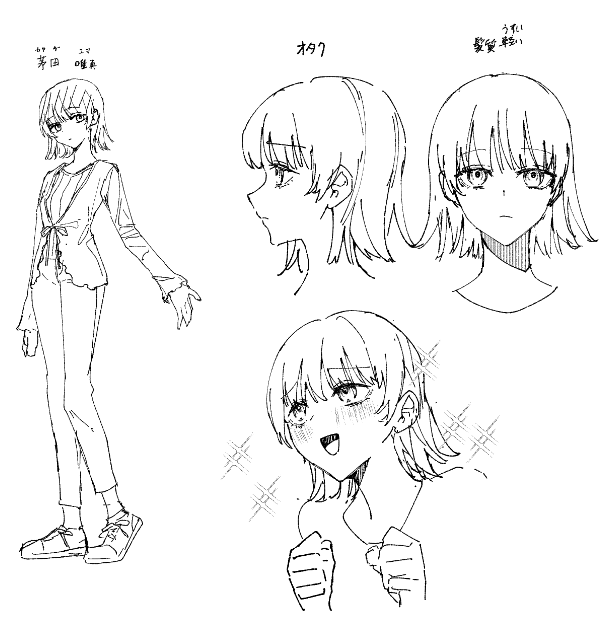 今制作してるオリジナル読み切り漫画のキャラです 