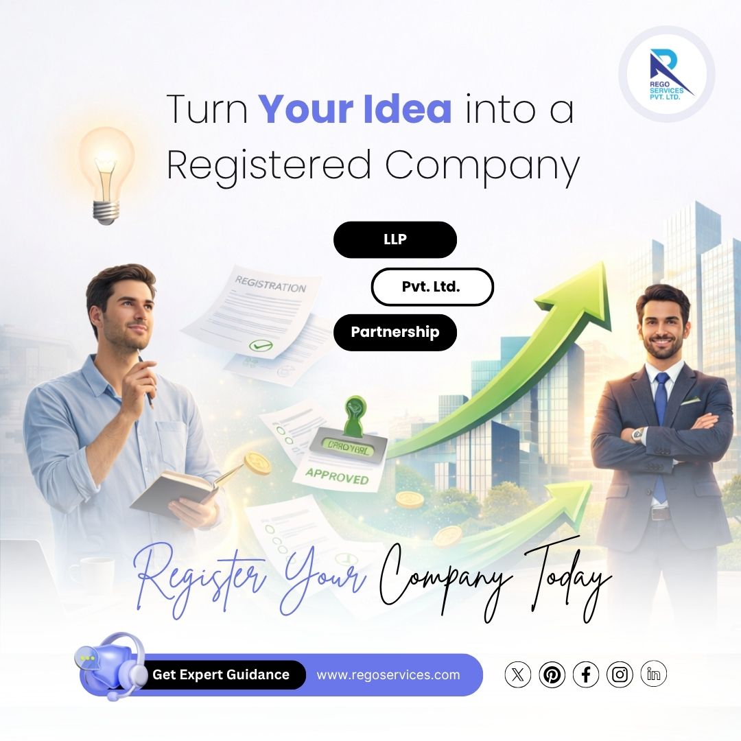 rego_services's tweet image. Turn your idea into a registered business 🚀Get your Pvt. Ltd., LLP, or Partnership registered with ease.
Fast, compliant &amp;amp; hassle-free with Rego Services Pvt. Ltd.👉 Register today#StartupIndia #CompanyRegistration #BusinessGrowth #RegoServices