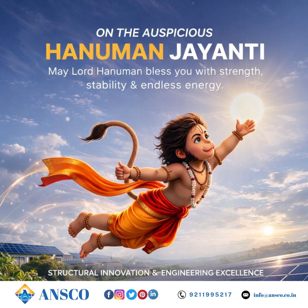 anscosystems's tweet photo. On this auspicious occasion of Hanuman Jayanti, we extend our heartfelt wishes for strength, stability, and endless energy to everyone 🙏✨

Lord Hanuman symbolizes unwavering devotion, immense power, and the ability to overcome every challenge with courage and determination. https://t.co/Py3SGYanLB