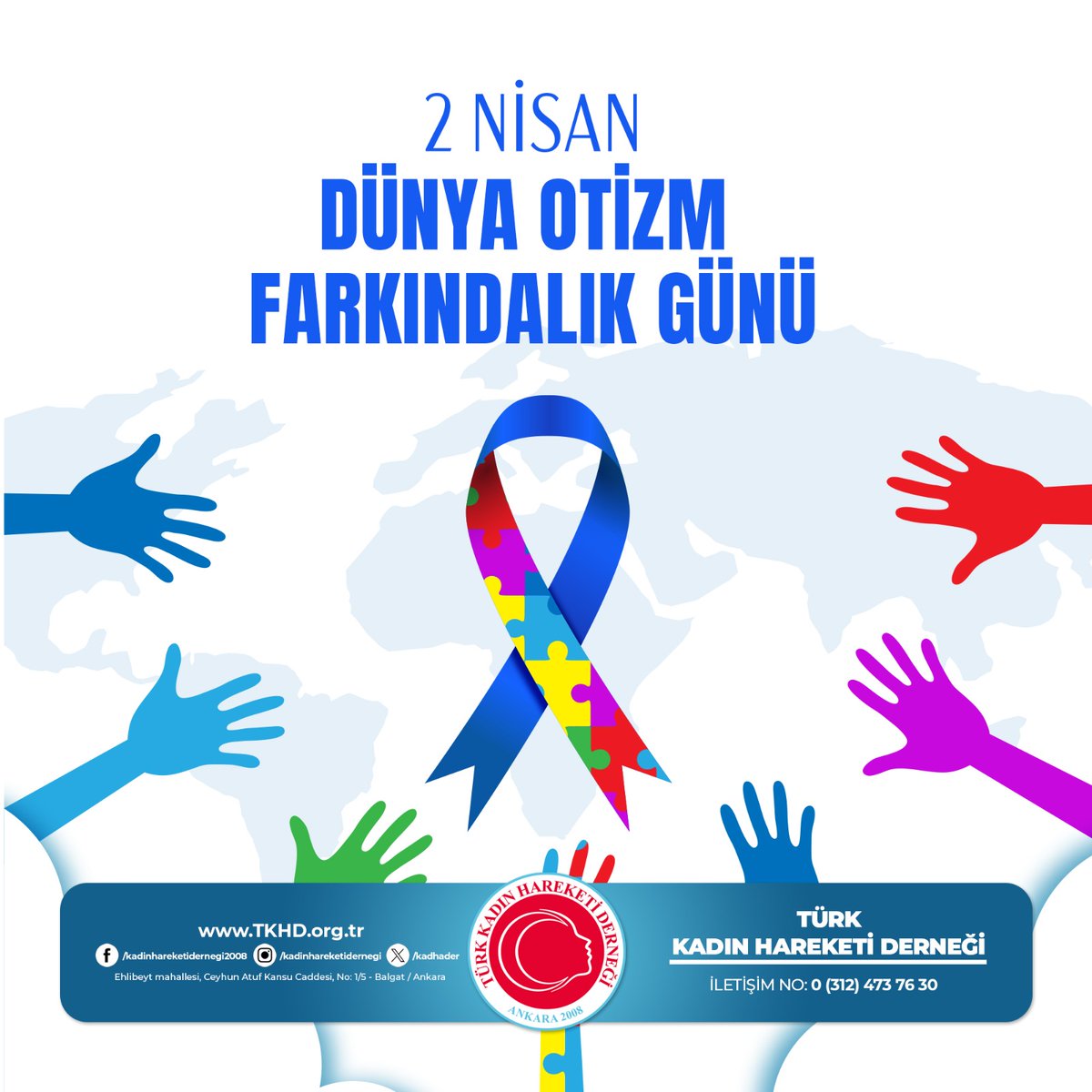 minembayram's tweet photo. #DünyaOtizmFarkındalıkGünü
 Bu gün, otizmli bireylerin haklarına dikkat çekmek ve onları daha iyi anlamak için bir fırsat sunar. Farkındalık arttıkça, kapsayıcı ve destekleyici bir toplum inşa etmek mümkün olur.
Farklılıklarımız Farkındalığımızı Engellemesin
@kadharder https://t.co/R57ZxSu0cK