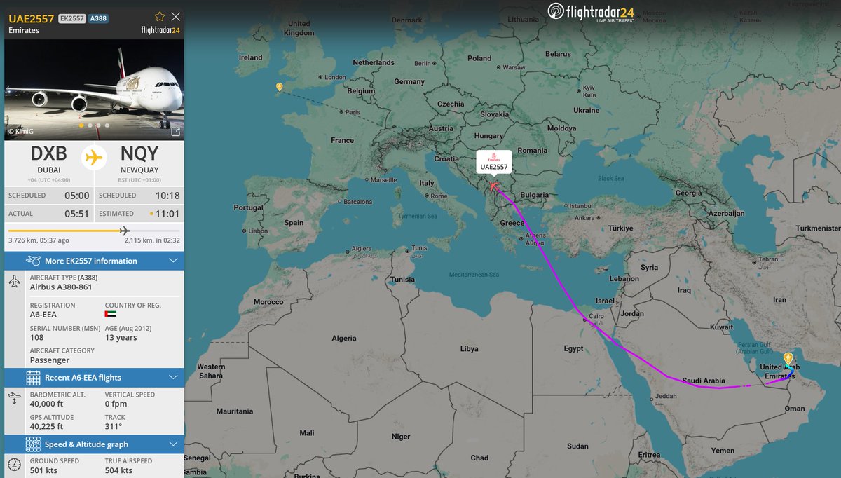 Flightradar24 tweet media
