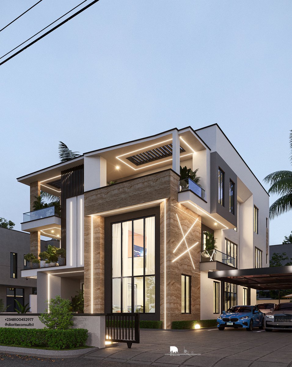 dioriteconsults's tweet image. SUNSET PERSPECTIVES | 𝐓𝐖𝐎 𝐂𝐎𝐍𝐓𝐄𝐌𝐏𝐎𝐑𝐀𝐑𝐘 𝟓-𝐁𝐄𝐃𝐑𝐎𝐎𝐌 𝐅𝐔𝐋𝐋𝐘 𝐃𝐄𝐓𝐀𝐂𝐇𝐄𝐃 𝐃𝐔𝐏𝐋𝐄𝐗𝐄𝐒 ❤️✅

📍Akwa Ibom State  ||  Client ; Dr. E
Total Site Area: 1,452.5 Sq.m

Building Footprint: 208.679 Sq.m per unit

#explore #duplex #architecture