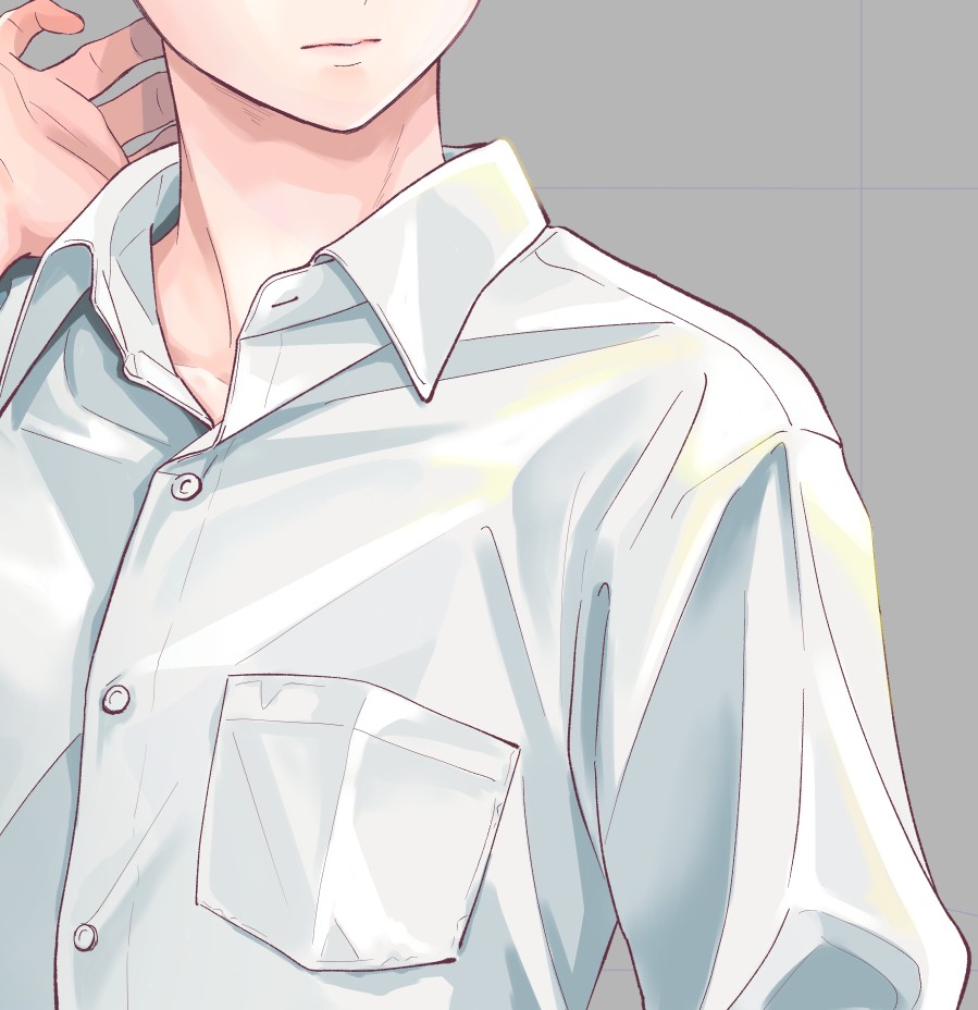 シャツつやつやになった。