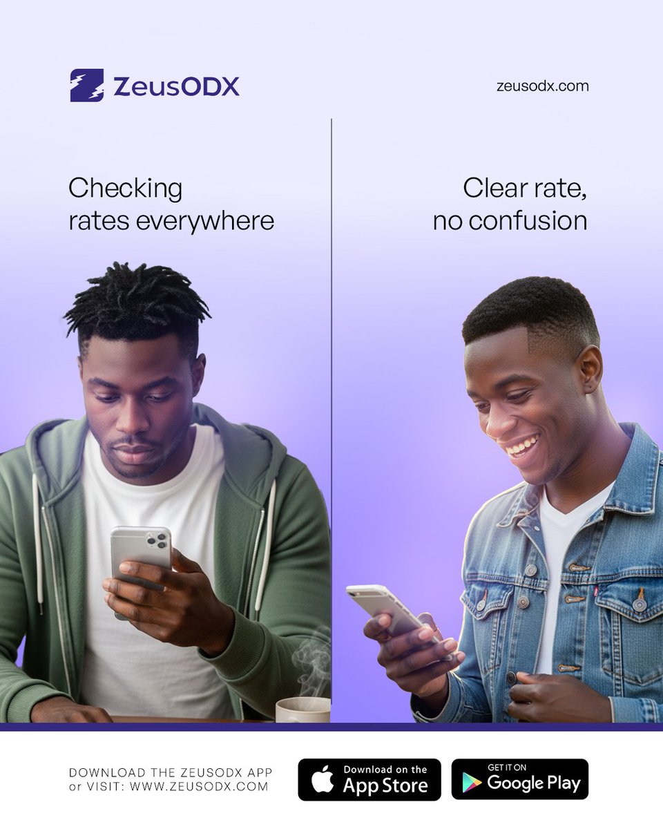 zeusodx's tweet photo. Once the experience improves, everything else follows.
Less stress, clearer steps, and more control over how you move.
๐ Swipe to see the upgrade
๐ Experience a better way with ZeusODX
#ZeusODX #SmartDigitalLife #NigeriaTech https://t.co/fUL9Yq0Zay