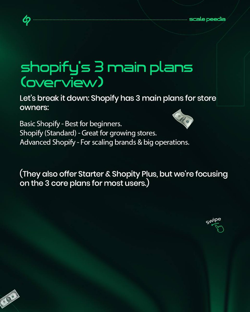 scalepeedia's tweet photo. Choosing the right Shopify plan just got easier 🛍️✨

Whether you’re just starting your store or scaling your business, there’s a plan that fits your needs perfectly.  Check out for more👇
https://t.co/CHs2dkPuSi

Expert insights by @scalepeedia 📊: https://t.co/zSYAVcty7M