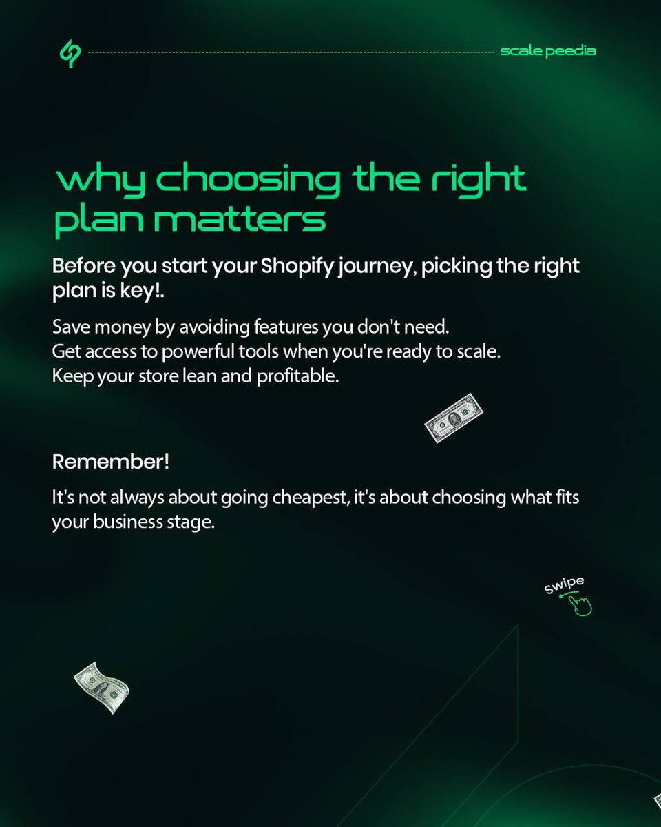 scalepeedia's tweet photo. Choosing the right Shopify plan just got easier 🛍️✨

Whether you’re just starting your store or scaling your business, there’s a plan that fits your needs perfectly.  Check out for more👇
https://t.co/CHs2dkPuSi

Expert insights by @scalepeedia 📊: https://t.co/zSYAVcty7M