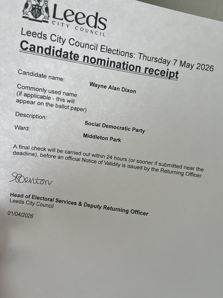 Cllr Wayne Dixon tweet media