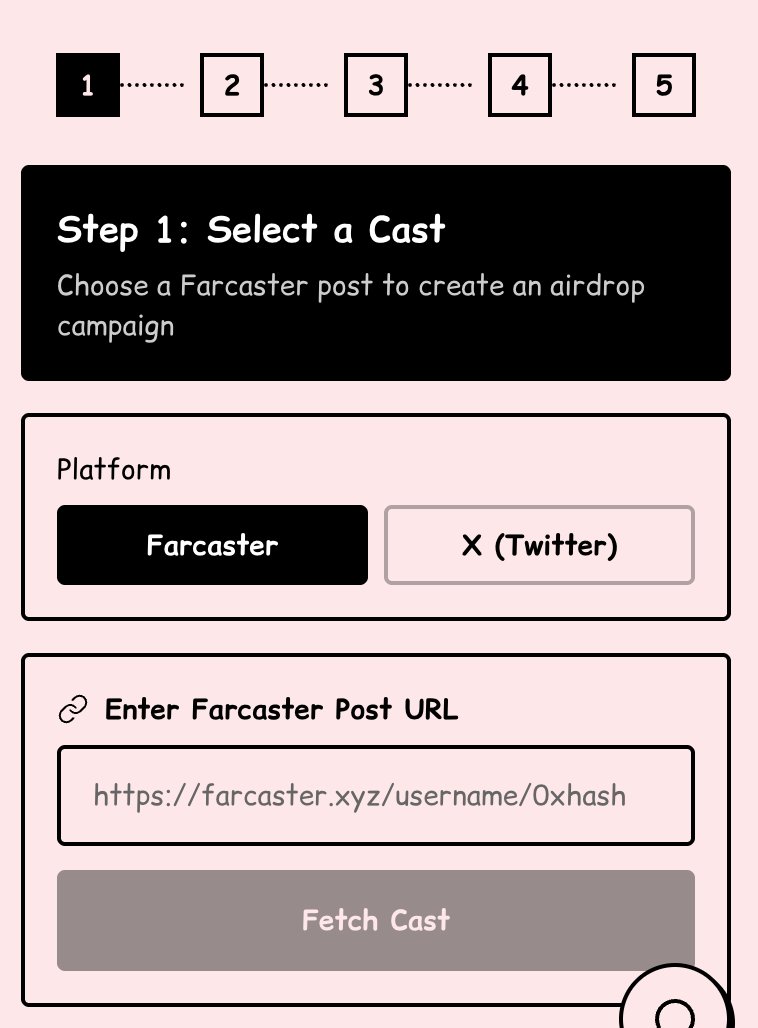 DropCast tweet media