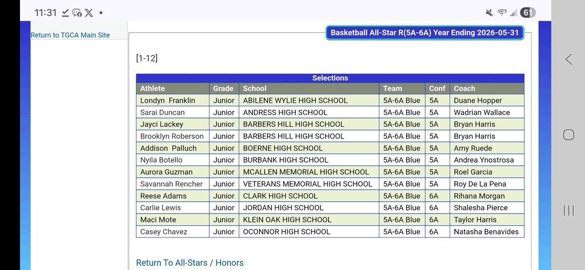 SaraiDuncan27's tweet photo. To You alone God ๐๐
I am so humbled to have been selected to play in the Texas Girls Coaches Association All-Star basketball game. It's an absolute honor to represent my team, my school, my city, and most of all my Lord and Savior. #IcanIwillIdoPhil4:13
#SoarHigh๐ฆ
๐ #SunCity915
#GodGoalsGrindGrowthGratitude
@stduncan04 @Andress_Bball
@EagleAndress @AndressBB_WAB @AHSGoldenEagles @FcaPaso
@Fchavezeptimes @EPSports915
@EPISDathletics @Prep1Athletes @Prep1USA @FieldhouseSpor1 @bigtimehoops @EXACTSports @undrdogx @undrdogathletix @Fusionbball @coachstukes @superphenom06 @Jermain59507214