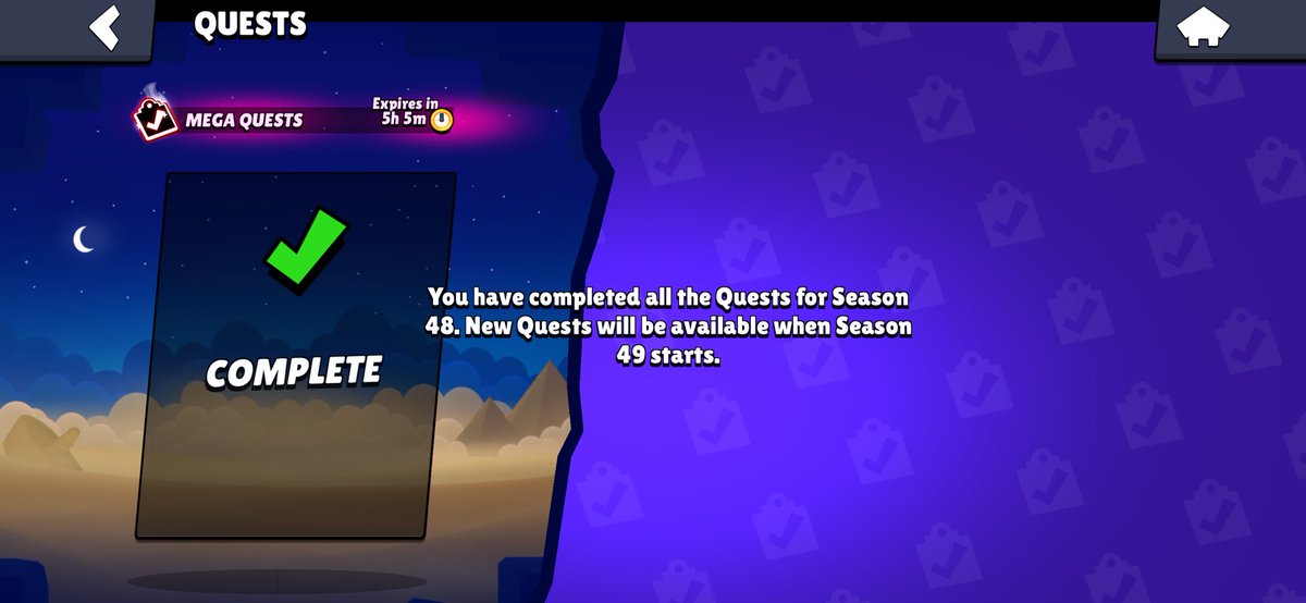 Temporada 48 terminada