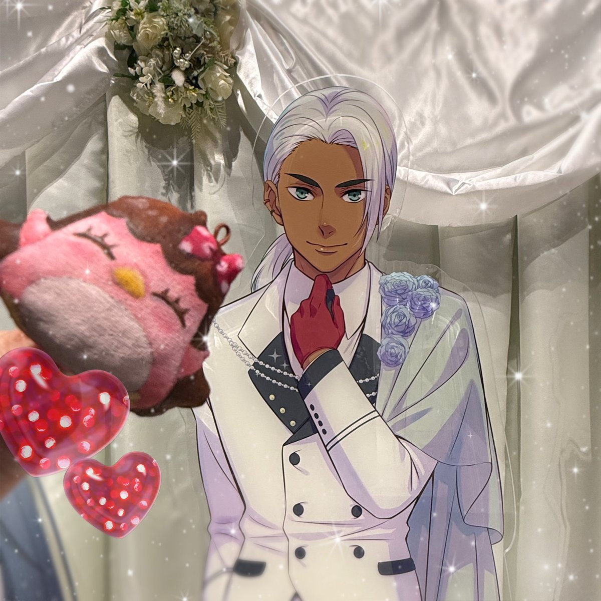 「KING OF PRISM 10周年展おもろだったYO!写真に写りたがらない単独」|麦子のイラスト