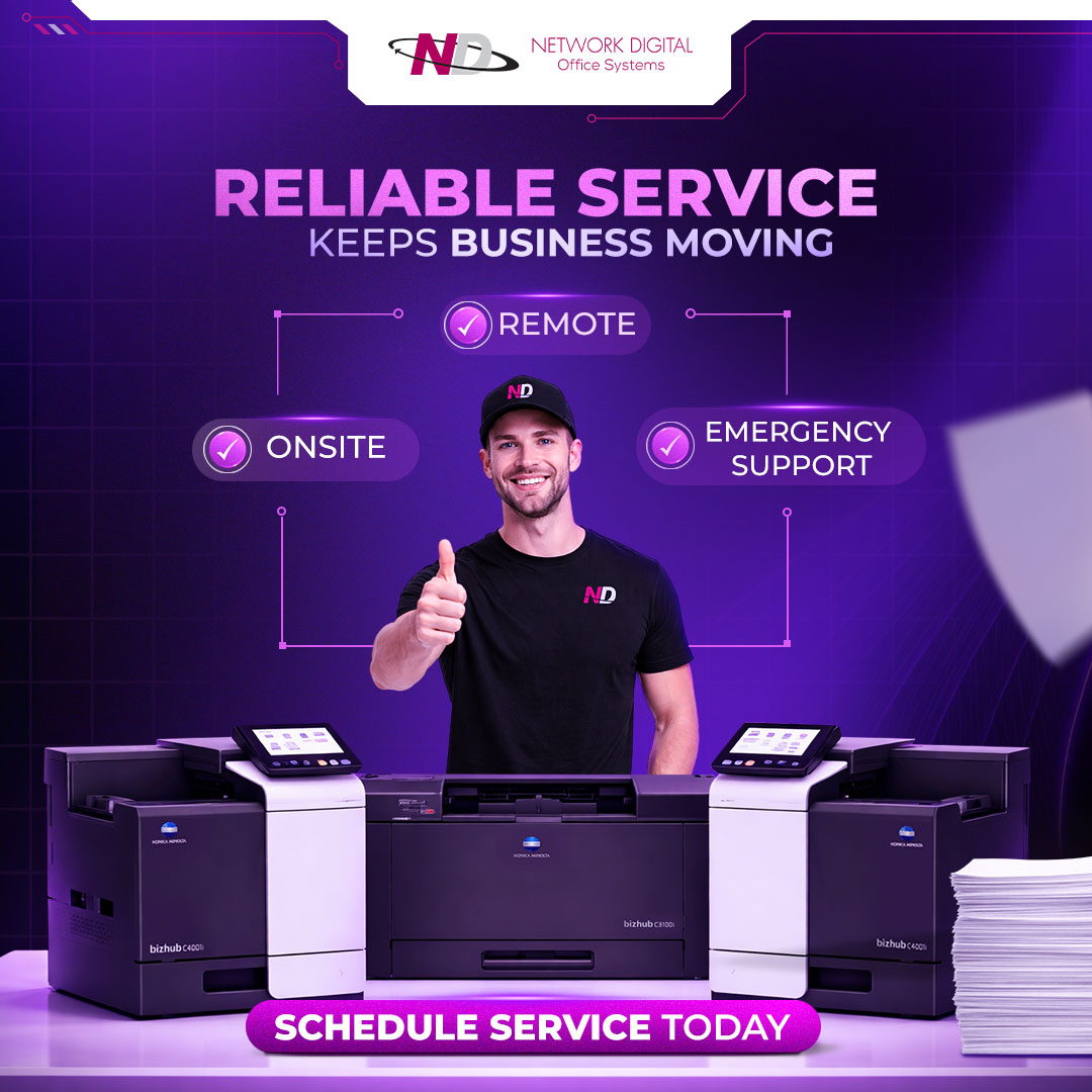 NetworkDig's tweet photo. Downtime slows business. Network Digital keeps your printers, copiers, and mailing systems running with expert service and maintenance support.
π (973) 882-3000
#PrinterMaintenance #OfficeService #BusinessSupport #NetworkDigital https://t.co/OY0rbBzfaG