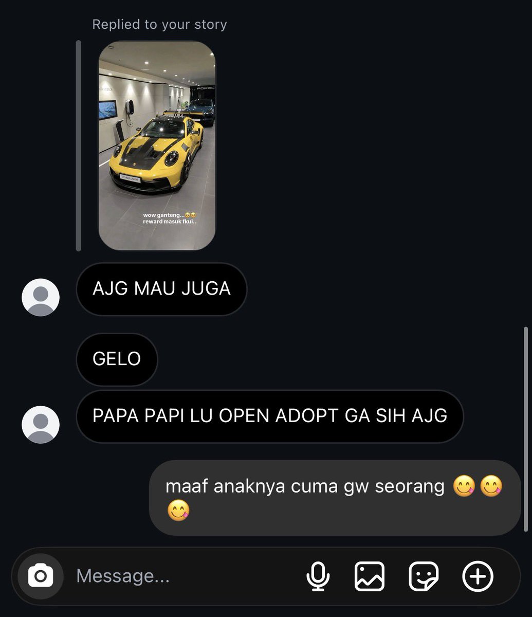 oscarbasudara's tweet photo. ** bonus terakhir 

oliver pamer gt3 dan reaksi temen temennya bilek: https://t.co/0OPlPqfU2h