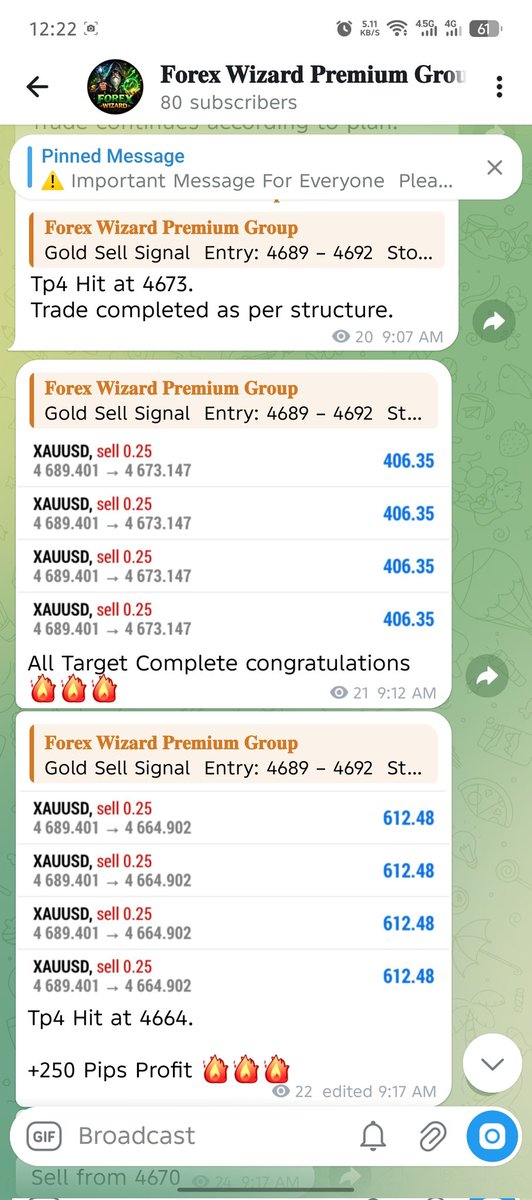 Forex_G_Wizard's tweet photo. Link in Bio
🔥 Want up to 10 Gold signals daily?

Join our Premium Group now and trade like a professional.

Get accurate Gold (XAUUSD) signals, high-quality setups, and daily market updates.

📊 Real-time updates • Fixed signal timings • 24/7 support

📈 Precision. Discipline. Consistency.

Join Now: https://t.co/peDjc3Dci9