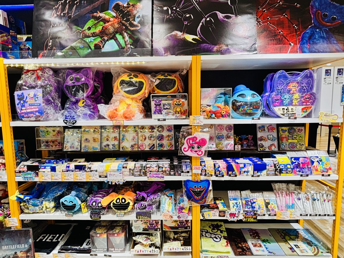 池袋PARCO 6階 #INFOLENSGEEKSHOP にて 【#PoppyPlaytime 】グッズ販売