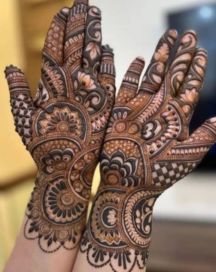 PooniaMiss26240's tweet photo. #Art
#Artists
#New mehndi designs
#Bridel mehndi designs https://t.co/xehbAlCvWx