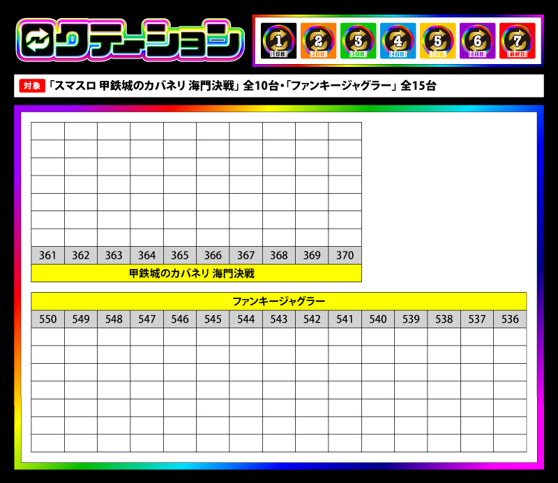6️⃣ロクテーション🔁 tweet media