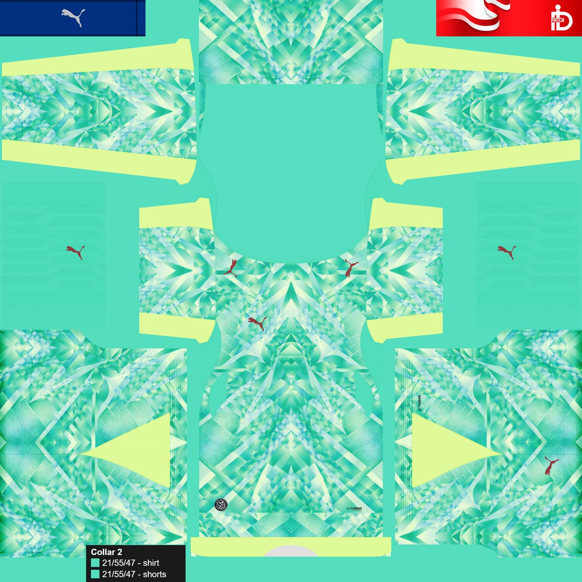 cicakepo's tweet image. #PES2021 PUMA 2026 Goalkeeper Kits #kitmaker #eFootball