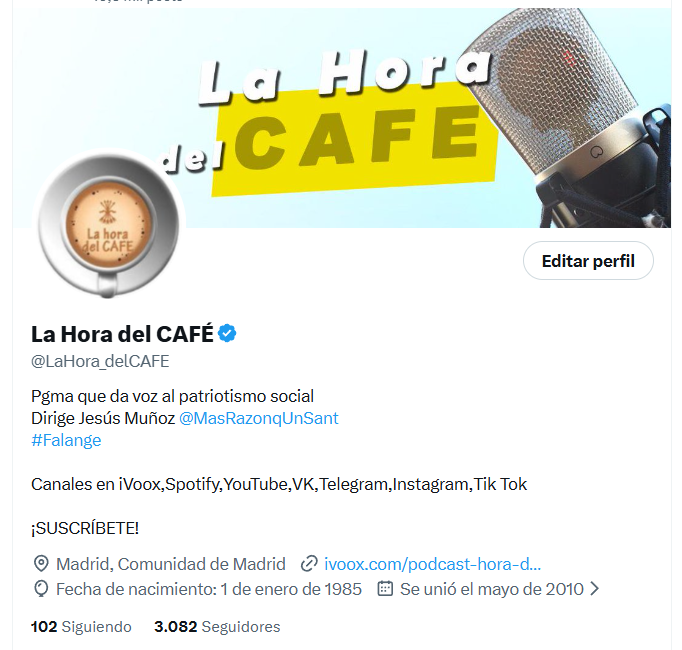 La Hora del CAFÉ tweet media