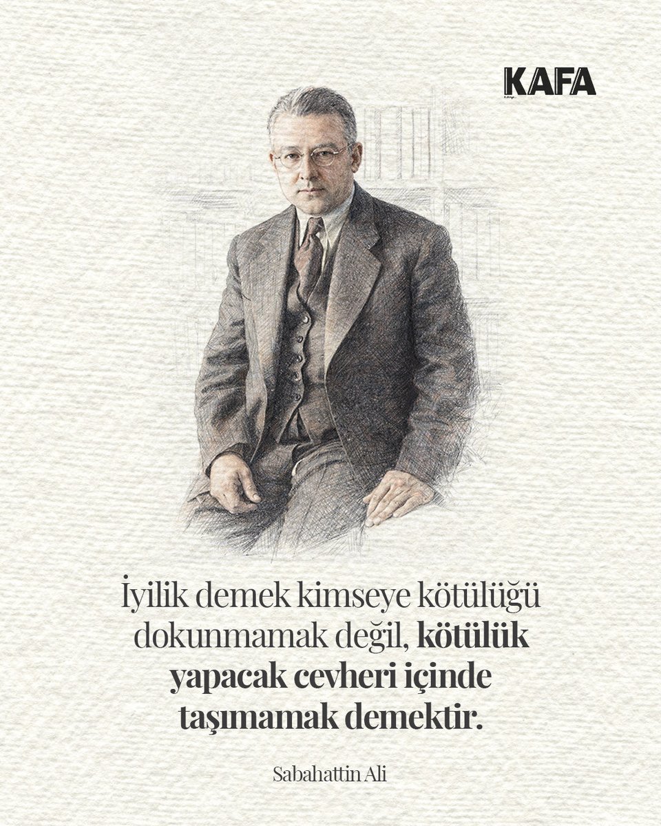 Sabahattin Ali’yi iz bırakan sözleriyle, zamana direnen cümleleriyle anıyoruz. 🥀