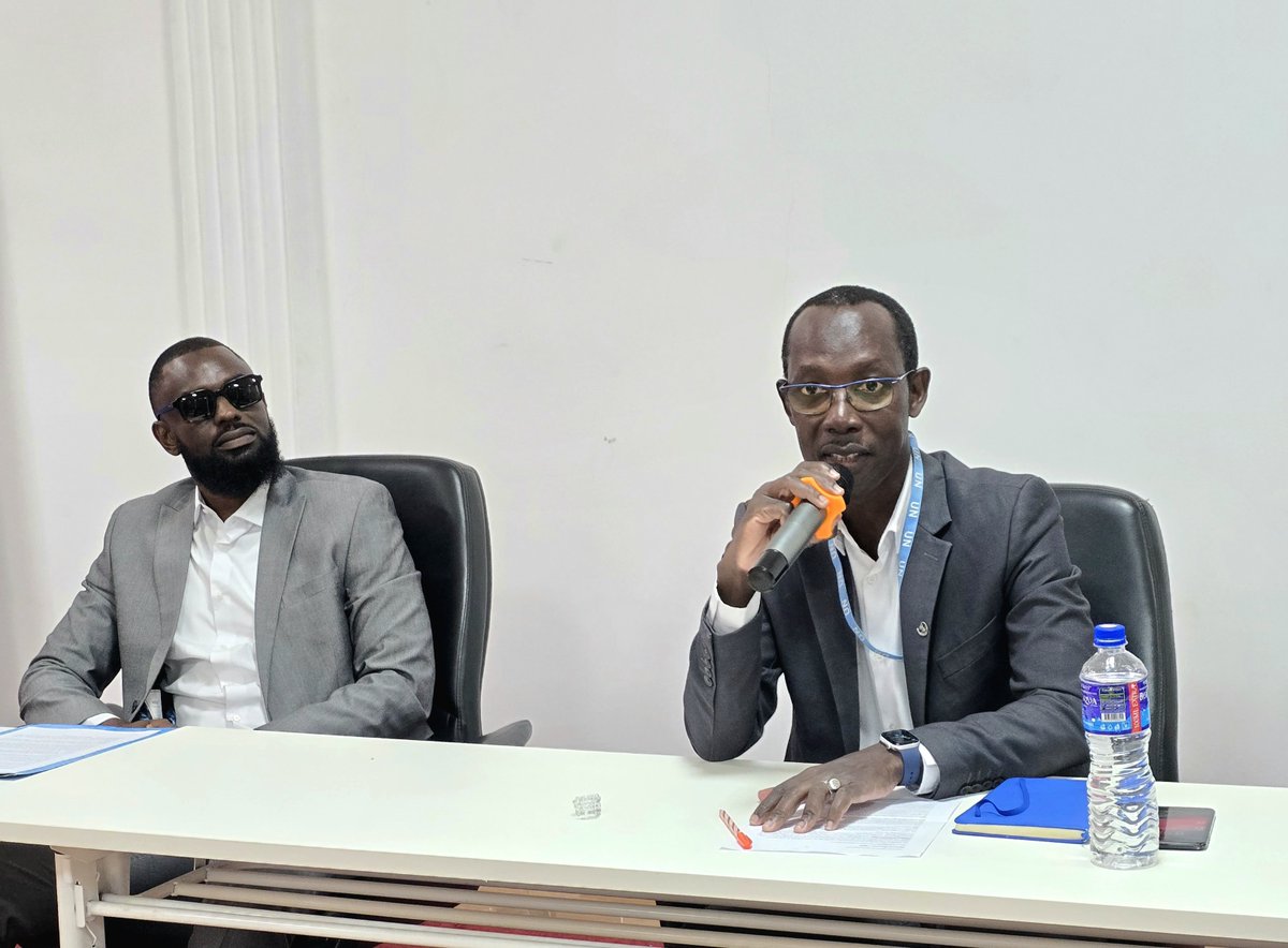 WFP_TheGambia's tweet photo. Last week, the @WFP_TheGambia CO successfully hosted its 2nd #Microinsurance workshop with key stakeholders and farmer orgs. 
Supported by ARC LTD &amp; CASAI under the RICAR &amp; AICRM projects, funded by AF &amp; GCF/IFAD, building climate resilience &amp; insurance access for smallholder https://t.co/qv83ZhtWa8