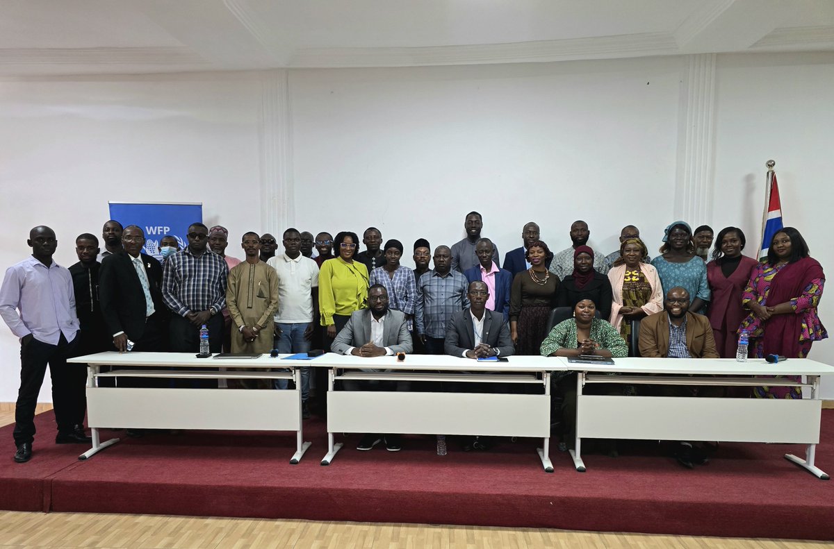 WFP_TheGambia's tweet photo. Last week, the @WFP_TheGambia CO successfully hosted its 2nd #Microinsurance workshop with key stakeholders and farmer orgs. 
Supported by ARC LTD &amp; CASAI under the RICAR &amp; AICRM projects, funded by AF &amp; GCF/IFAD, building climate resilience &amp; insurance access for smallholder https://t.co/qv83ZhtWa8