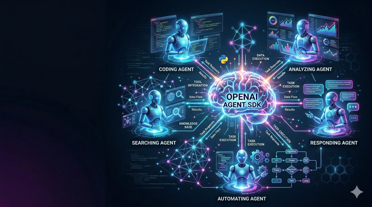 VikramKumar0120's tweet photo. GenAI Cohort Update 🚀

Today I study about OpenAI Agent SDK and wrote a blog on it.

Understood why developers are shifting from LangGraph → Agent SDK.

🔗 Blog: https://t.co/TvdFUJ5JuF

@Hiteshdotcom  @piyushgarg_dev  @nirudhuuu  @ChaiCodeHQ https://t.co/GG5QCETXba