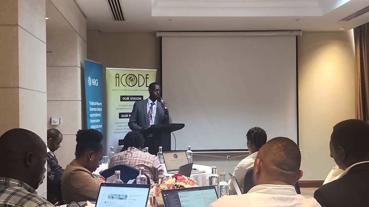 paulbagabo's tweet photo. Happening now NRGI meeting with MoFPED on mining  fiscal regine.
Mining is key to the  10 fold growth strategy.
NRGI  goal is maximize benefits  from mining for Uganda https://t.co/zCLVOuJYCz
