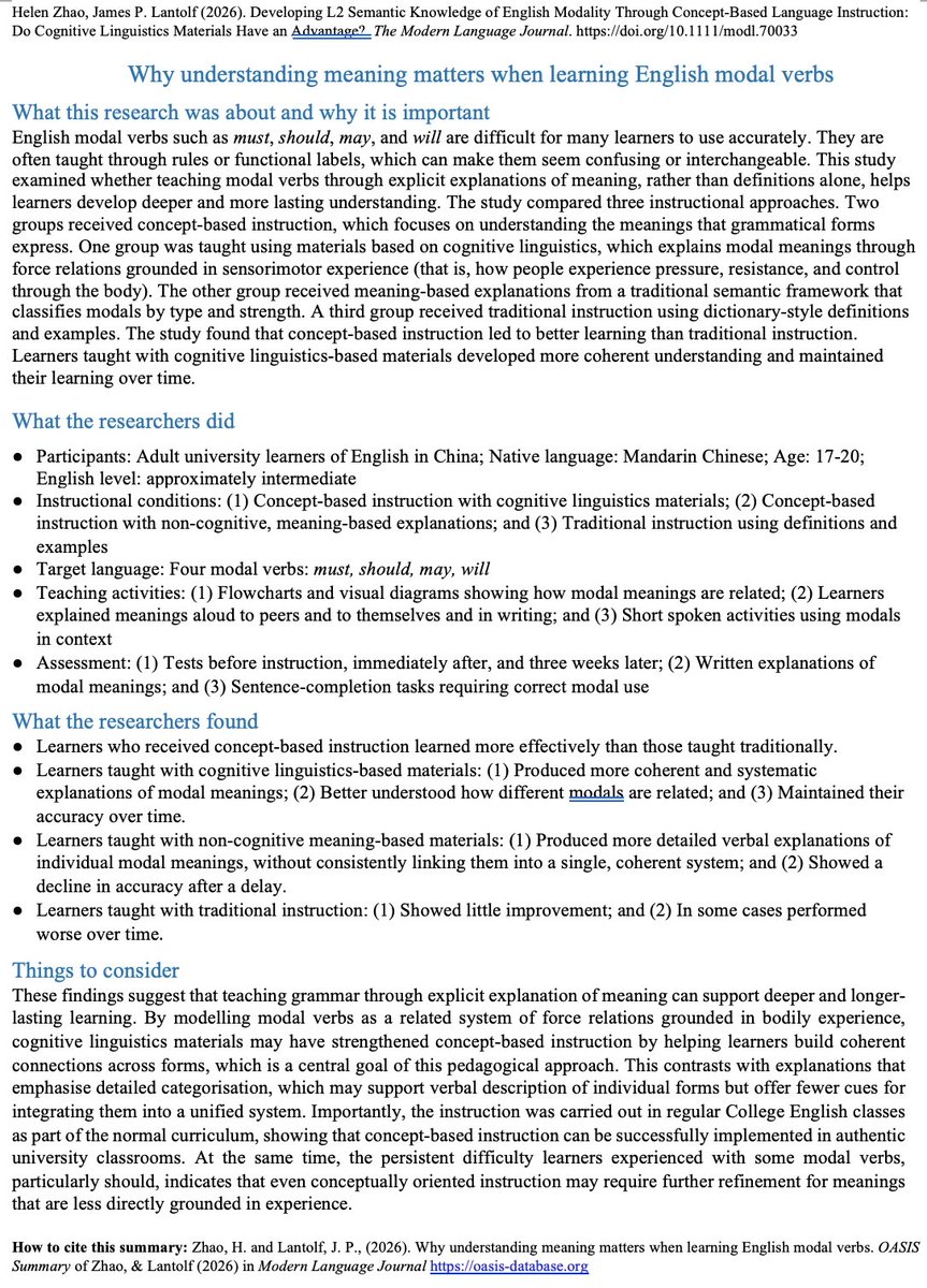 Modern Language Journal (MLJ) tweet media