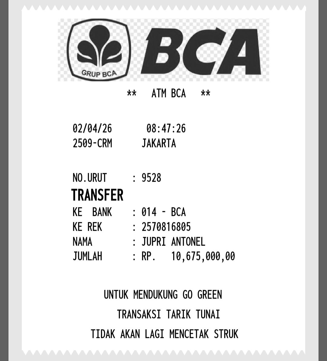 Pinjamanonlii's tweet image. Real BUKTI PENCAIRAN 
PINJAMAN NASABA
👉HARI: KAMIS
👉TGL: 02-04-2026
Bagi Yang Minat Pinjaman
Silahkan Hubungi/Chat.
📲No.WA : +6288705866199
Amanah &amp;amp; 💯Terpercaya.
#pinjaman
#PilihanBijak
#JadiLebiHebat 
#komitmenbriuntuknegeri