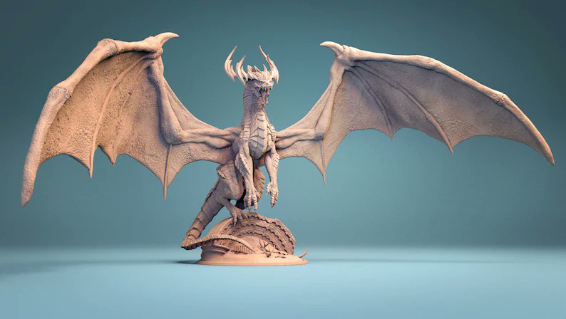 Chubee_Chocobo's tweet photo. Sup everyone!
I'm getting this big guy in the mail soon and I'm going to paint him on stream *wooo~*
You guys should recommend a color to paint and I'll choose 2 from the recommendations!
#GEMS #VtuberEN #miniatures #dragon #painting #thisshouldbefun https://t.co/JxEEoteU36
