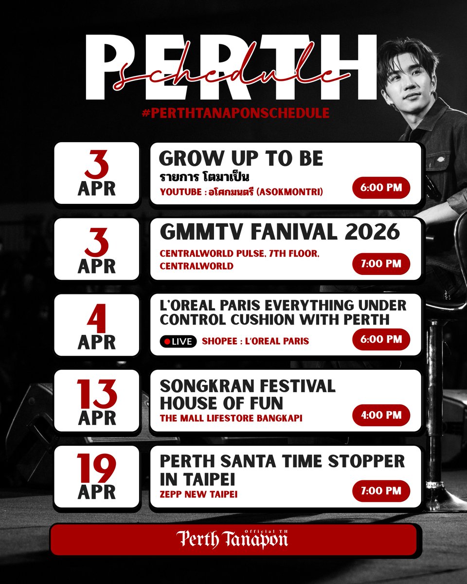 PERTH TANAPON OFFICIAL TH tweet media