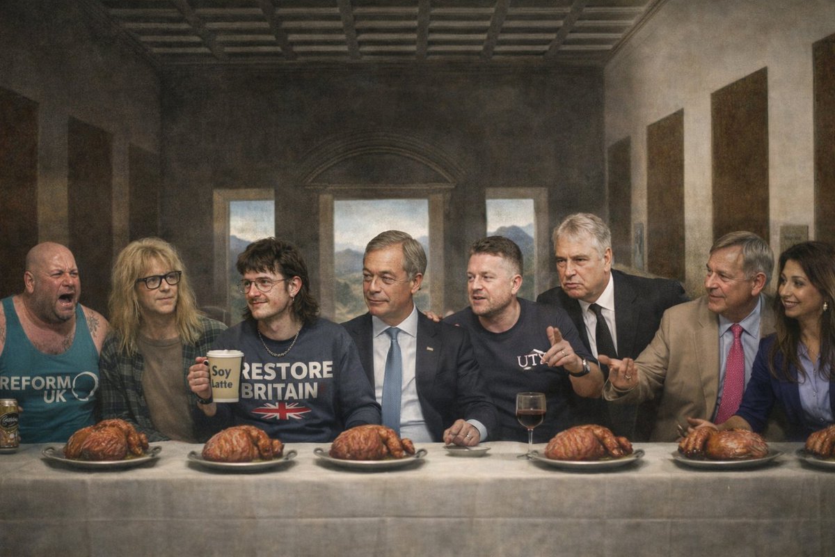 BotFinderUK's tweet image. It's Maundy Thursday, day of the last supper.
Name this painting