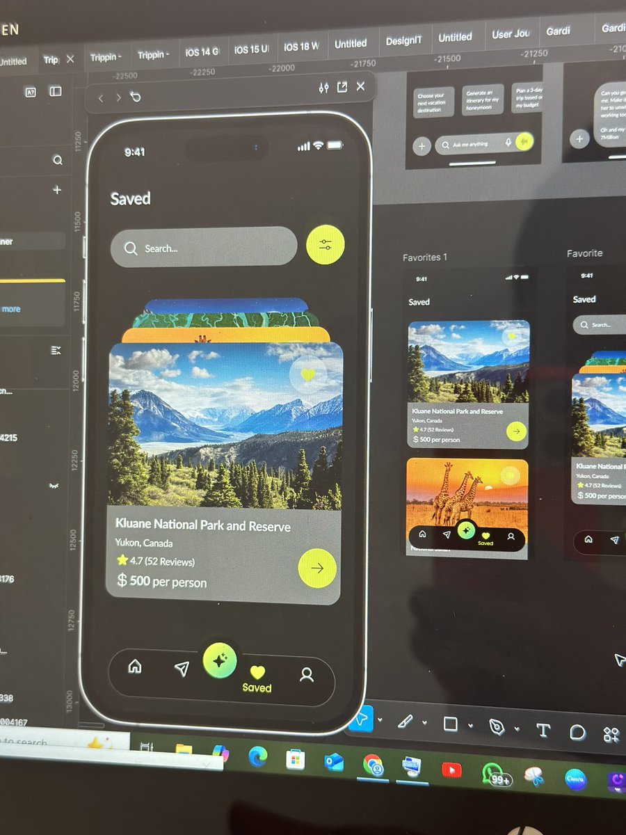 just_fortuneee's tweet photo. I designed a stacking card interaction for the saved section of this app

I think it visually reinforces the idea that saved items layer over time 

What do you think?
Would you prefer this to the regular infinite scrolling list?

I’ll be posting the prototype soon https://t.co/zRUpqqWMwA