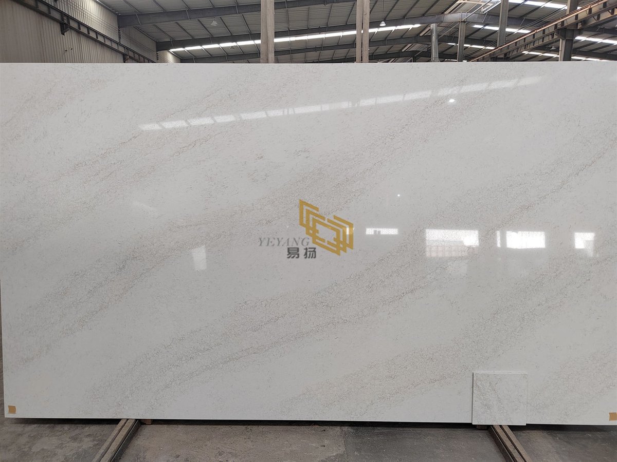 diy_countertops's tweet image. If you're looking for a warm white quartz with whisper veining, you're bound to fall in love with this quartz design. This sleek, casually sophisticated style features a solid white background with contrasting flecks.
#quartzcountertop #quartzslab #quartzsurface