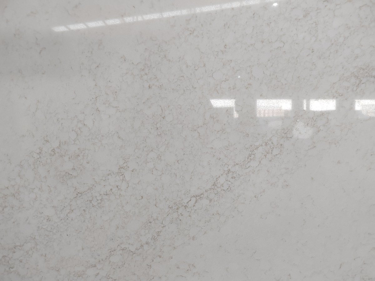 diy_countertops's tweet image. If you're looking for a warm white quartz with whisper veining, you're bound to fall in love with this quartz design. This sleek, casually sophisticated style features a solid white background with contrasting flecks.
#quartzcountertop #quartzslab #quartzsurface