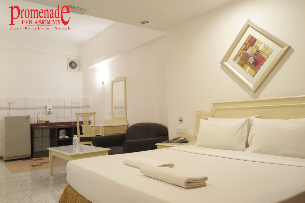 promenadeapt's tweet photo. 🌴 Enjoy a comfortable stay in our Studio Room for just RM108   per night. 🍳 With your own kitchenette, it’s ideal for a relaxing and   convenient getaway. 💫
 
    For more enquiries:
    📞 Phone: +6088 260888
    📲WhatsApp: https://t.co/cU3l53pw7y https://t.co/m4AZvPrp0B