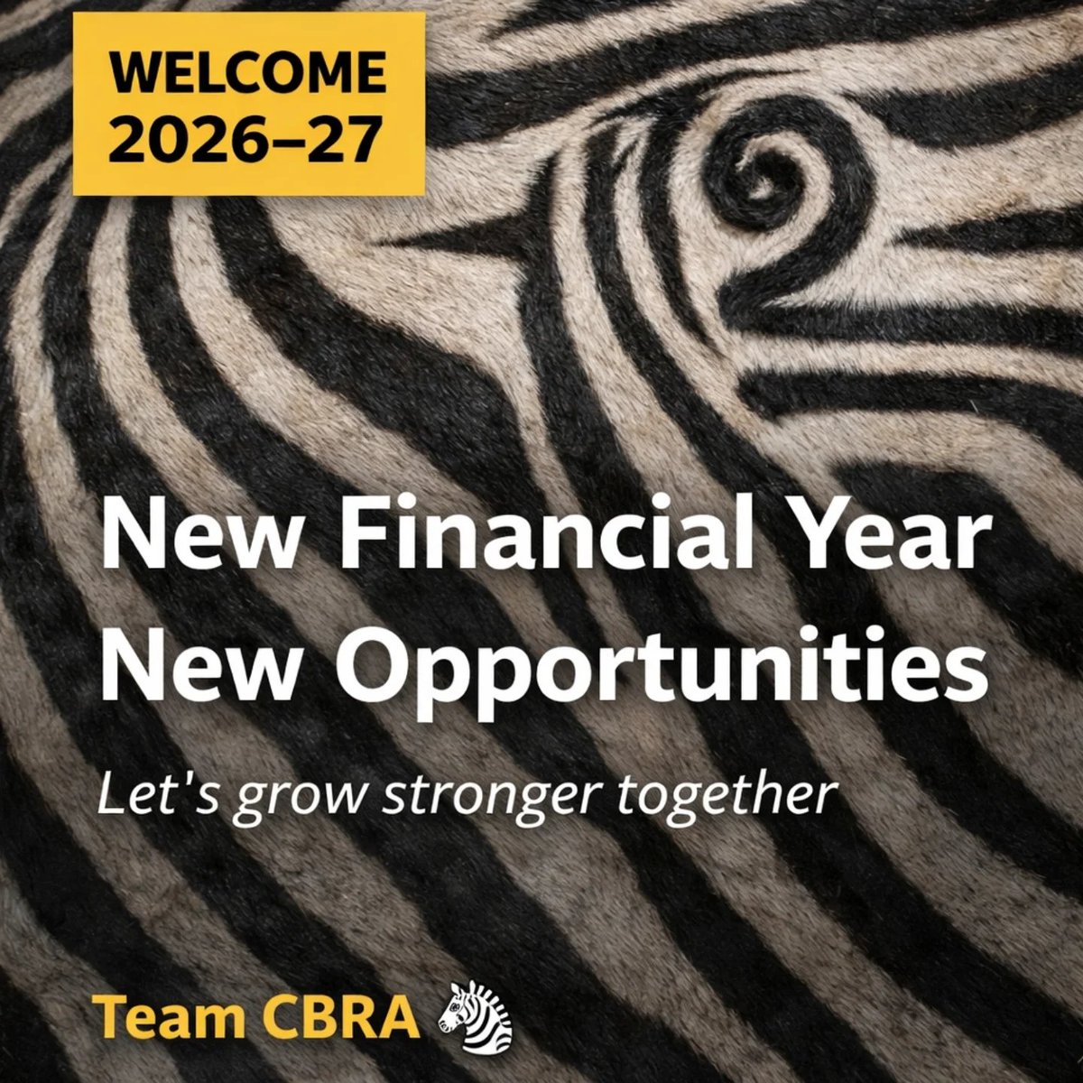 CbraGlobal's tweet photo. New financial year. New opportunities. 🚀
Grateful for your trust.
Excited to build more with you.
Let’s make 2026–27 a year of growth. ✨

Team CBRA 🦓🙏🏻🤝

#NewFinancialYear #GrowthJourney #CBRA #BusinessGrowth #Gratitude https://t.co/nNKF3JagTG