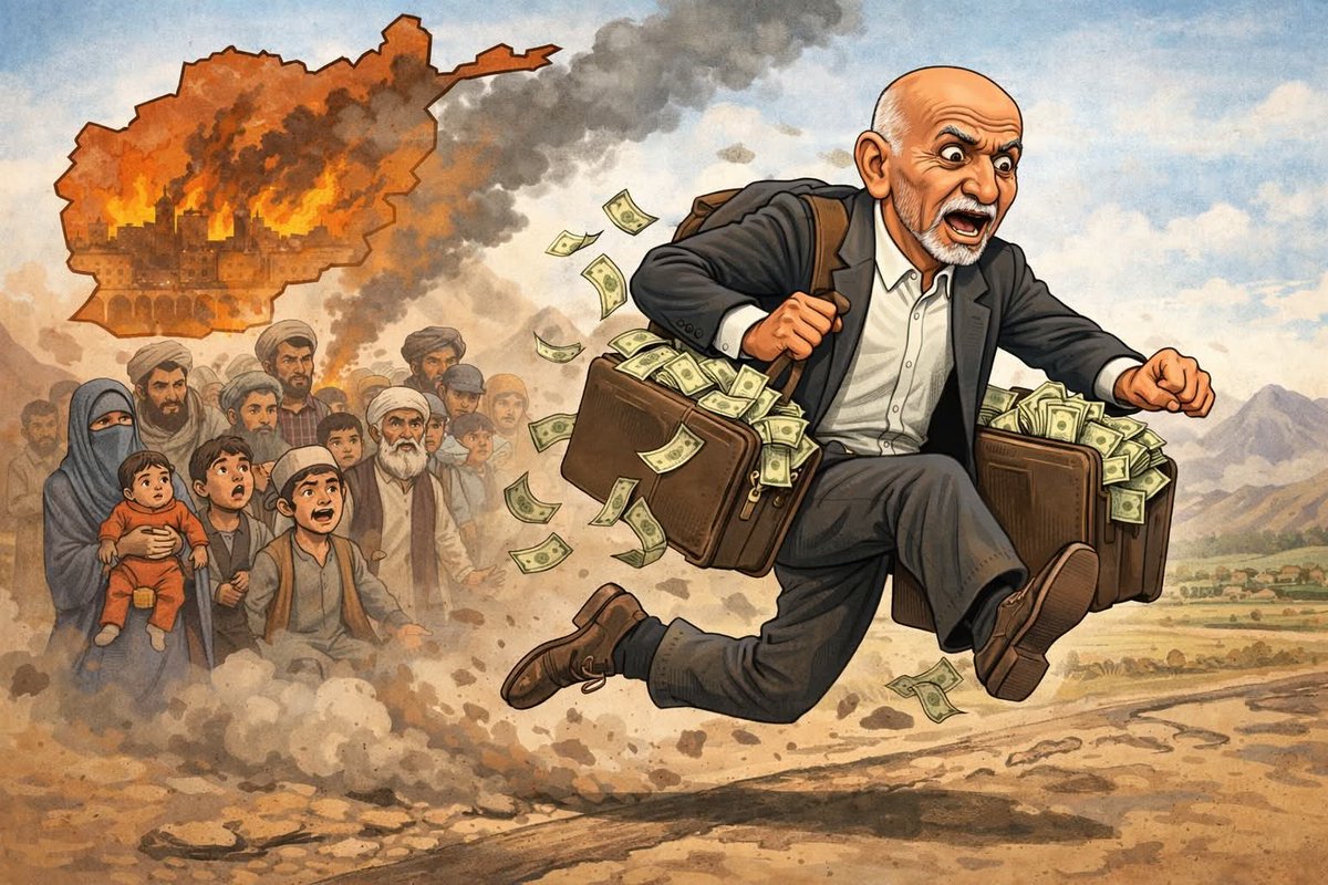 شاید خیلی قابل مقایسه نباشد اماباآنهم،در یک‌سو،فرماندهان ایرانی پیش ازمردم کشته شدند،در سوی دیگر،ریس جمهور وزیر دفاع جنرالان افغان پیش ازمردم بامیلونها دالر پول دزدی از بیت المال فرارکردند.
درکامنت بنویسید 
رهبر واقعی درلحظهٔ بحران می ایستد یا می‌گریزد؟👇
#غنی_بابا_یافراری_بابا؟