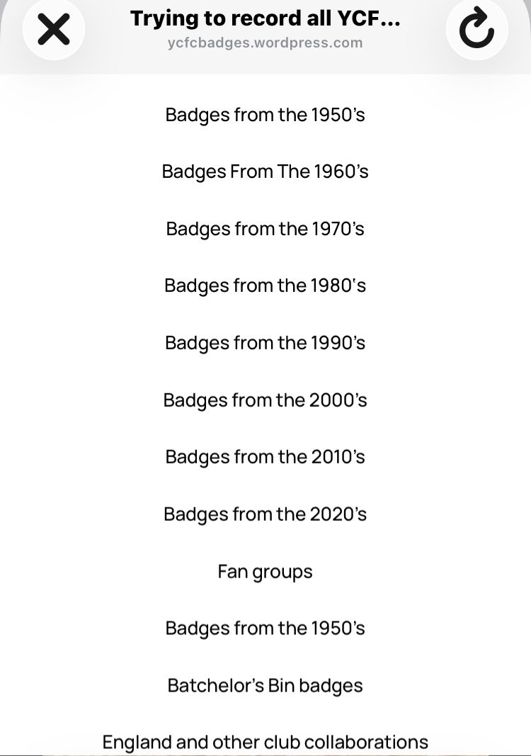 YCFC pin badges O.B.C. tweet media