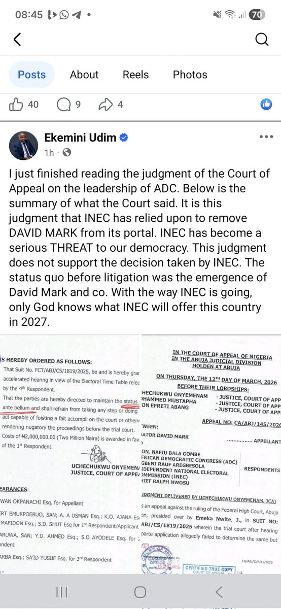 You copied verbatim what a lawyer posted on his facebook page. What sort of childish plagiarism is that?