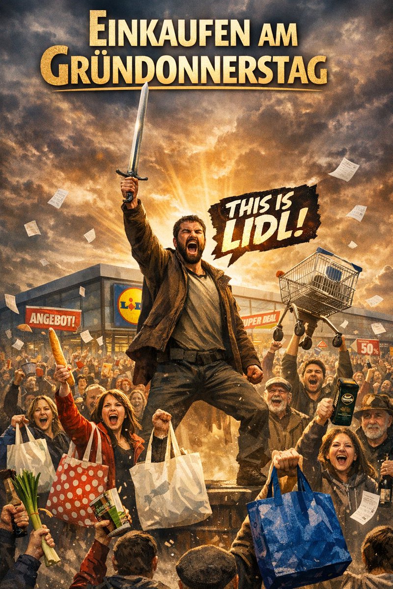 diamantencop77's tweet image. Einkaufen bei #Lidl am #Gründonnerstag 🤣😀