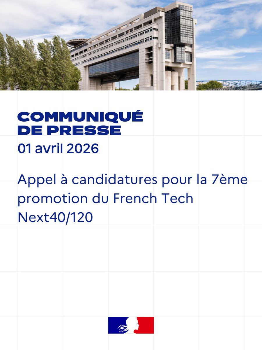 Ministère de l'Économie et des Finances tweet media