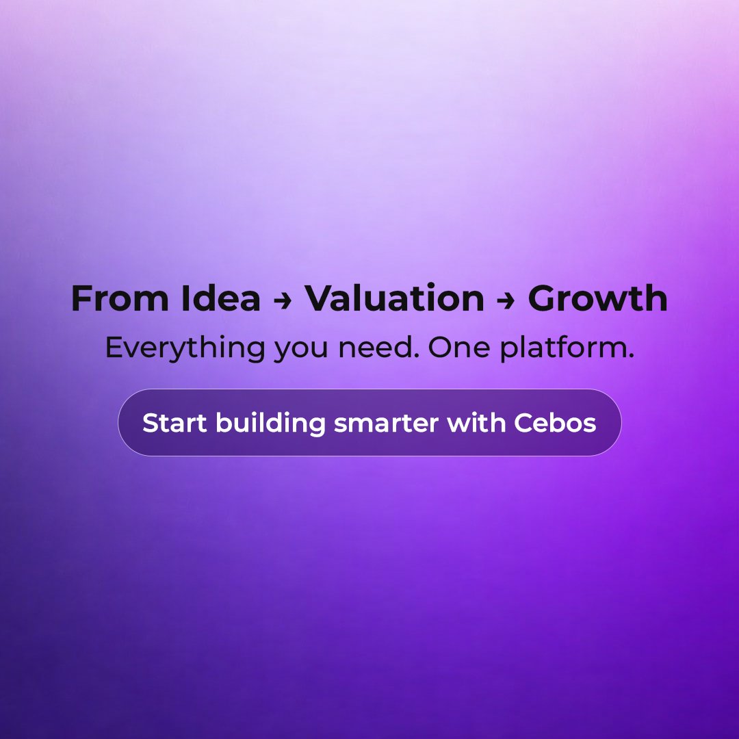 _cebos's tweet photo. Build your business with clarity, not confusion.
From idea to growth — everything in one place.
Start smarter with Cebos
Get your first premium valuation at 80% OFF: https://t.co/TFT0LLNAO7
#CEBOS #BusinessValuation https://t.co/BANMR4QTPn