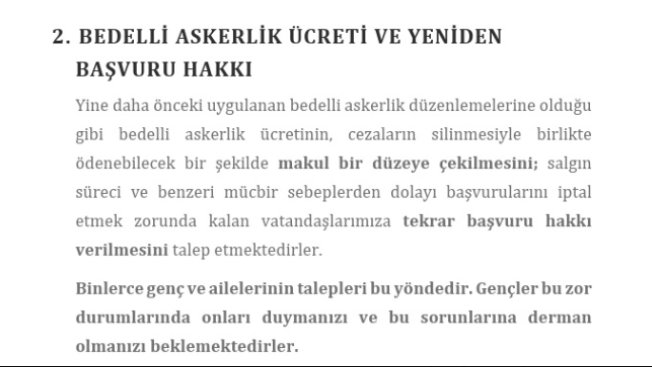 BedelliRevize's tweet photo. BAŞVURUSUNU İPTAL EDENLERİNDE BAŞVURU YAPABİLECEĞİ, 2011-2014 YILLARINDA OLDUĞU GİBİ KIŞLASIZ BEDELLİ ASKERLİK İSTİYORUZ

@avabdullahguler
@mustafaelitas
@refik_ozen16
@eyupkadirinan
@melihguuner
@akbasogluemin
@kanko_muhip
@emin_ekmen

#BedelliAskerlik 

#KışlasızBedelliAskerlik https://t.co/g7ZXd1IUuf